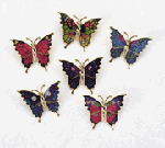 #20100 Brass Butterfly Pins