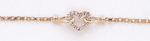 27478 14K Gold Diamond Heart Bracelet