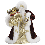 31507 Santa With Bag & French Horn