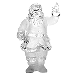 31532 Acrylic Frosted Sculpture - Santa Claus