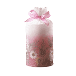 #33081 Large Candle in Organza